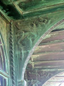 Asbury Park, carousel, copper horse bas relief