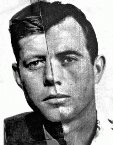 J.D.Tippett, John F. Kennedy, JFK, Lee Harvey Oswald, composite photo, assassination of President Kennedy, Westerners, Remingtons