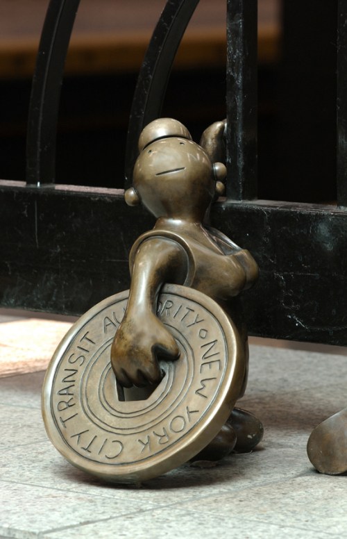 tom otterness, otterness, subway station, new york city subway station, subway token, life underground