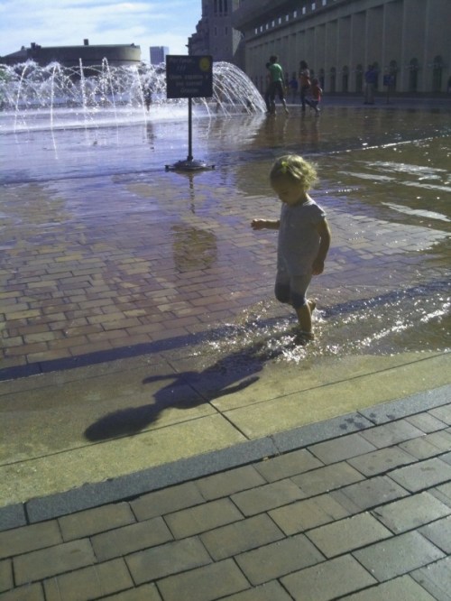 Boston park, fountain