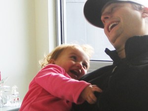 pink parka, Tom Clark, Finley Ray Clark