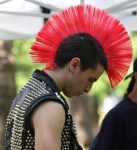 A Red Mohawk