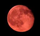 full moon, orange moon