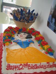 Snow White birthday cake, Finley's birthday cake