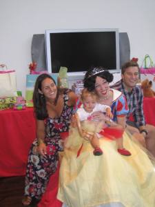 Tom & Chiara Clark, Snow White, Finley Ray Clark, Finny's birthday party