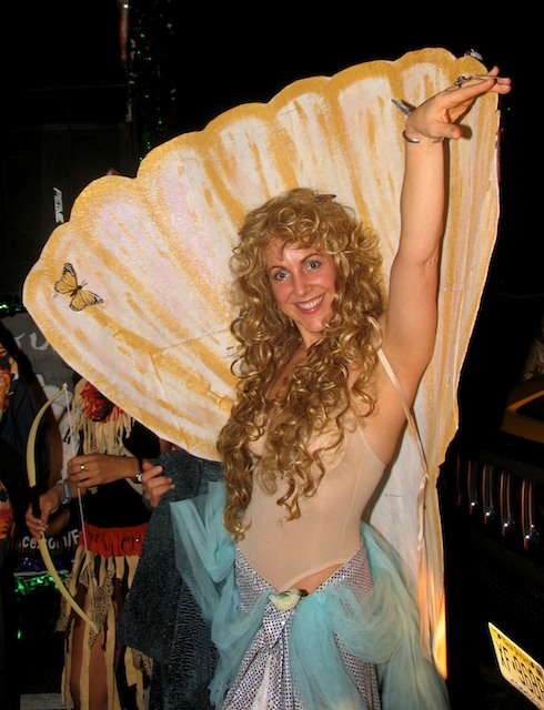 Greenwich Village Halloween parade, Murray Head, butterfly