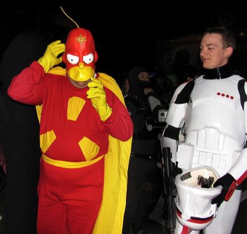 simpson, greenwich village holloween parade, 