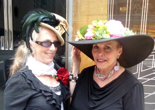 Helen Uffner, Uffner Vintage clothing, Lori Press, Easter Parade 2011, fifth avenue