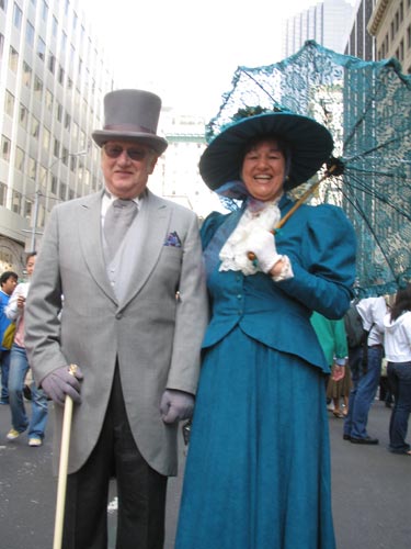 NJ couple in Easter Parade, Fifth Avenue