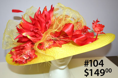 Kentucky Derby hat, Dee's hats