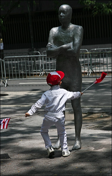 Turkish Day parade, Borders installation art, United Nations, Turkey, Turkiye