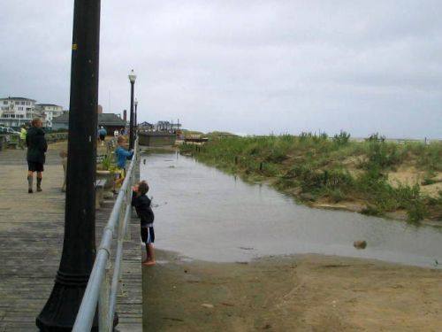 Irene dune pool hurricane Irene, Ocean Grove nJ