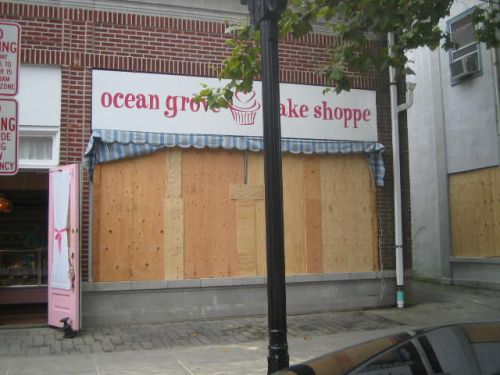 Ocean Grove bakery, Hurrican Irene, Ocean Grove, NJ