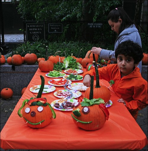 pumpkins, vegetables, NYC