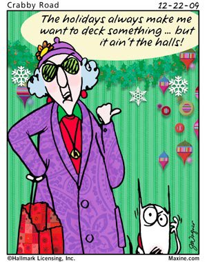 Maxine 4 Maxine, Christmas humor