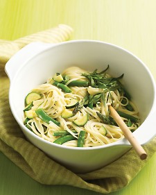 Linguine with Spring Vegetables