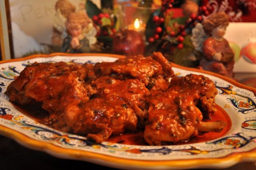 Chicken Hunter-Style a/k/a Chicken Cacciatore