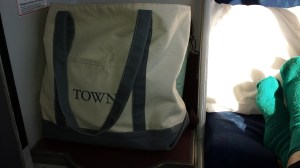 Turquoise-socked footies 