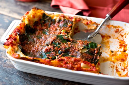 Lasagna with Collard Greens